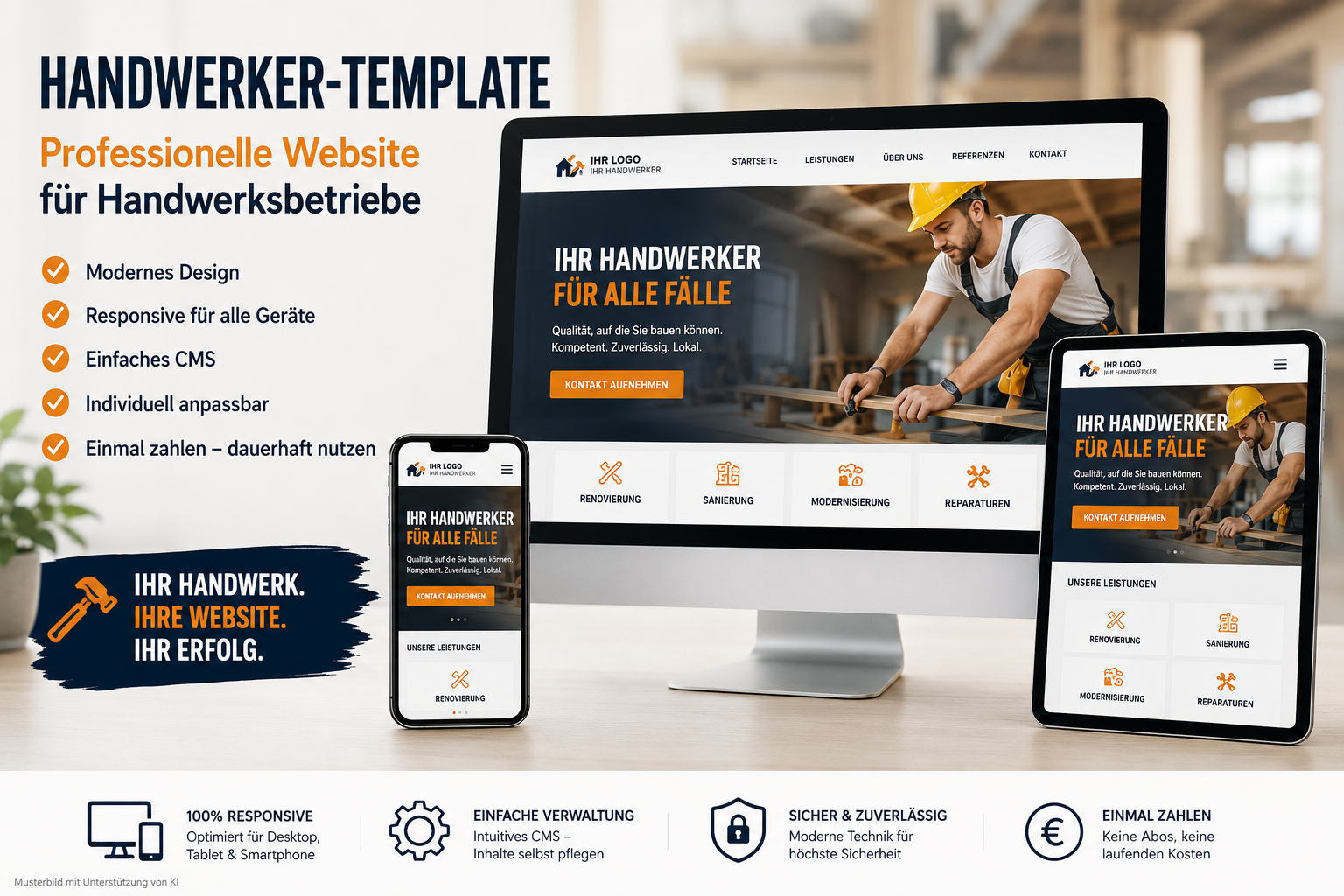 B2B Handwerk-Template